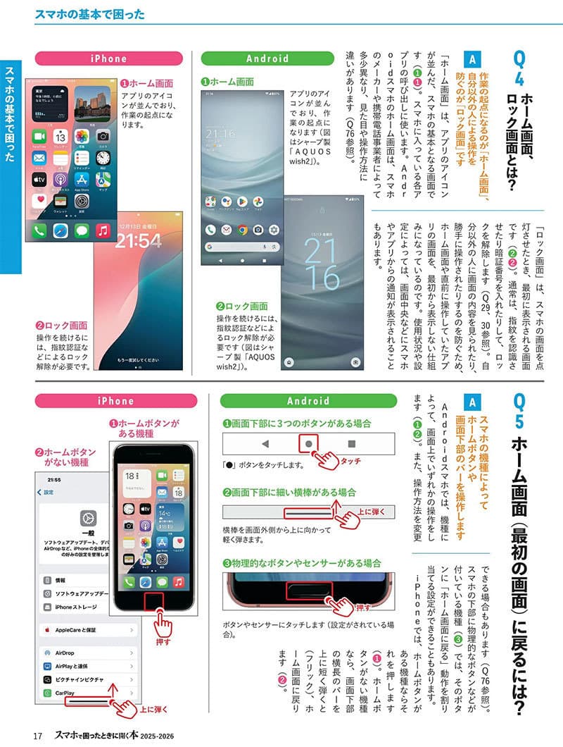 スマホで困ったときに開く本
